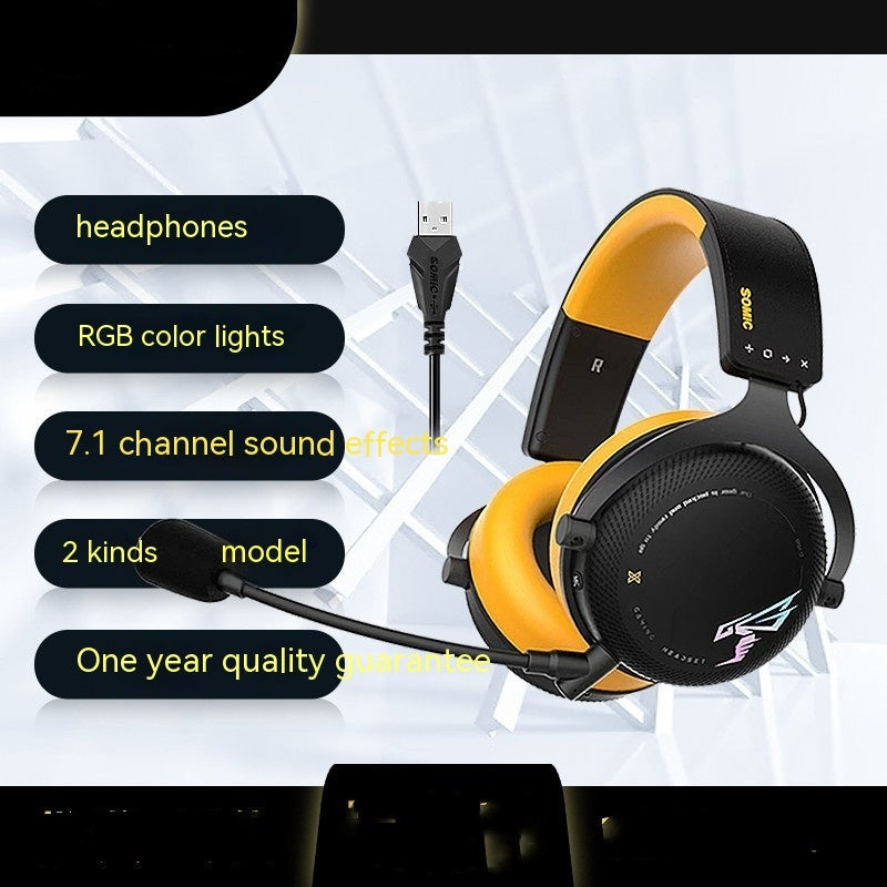 G760 wireless gaming headset shown on a black stand